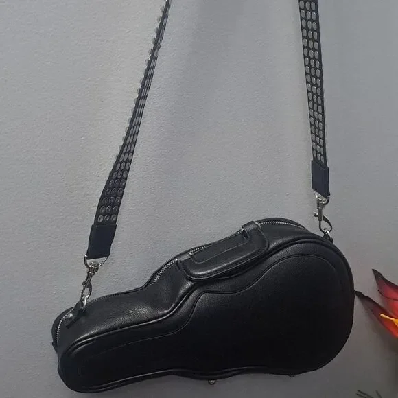 Dolls Kill X DARIA Mystik Spiral Fan Mini Guitar Bag Rare Price Firm - Picture 8 of 9